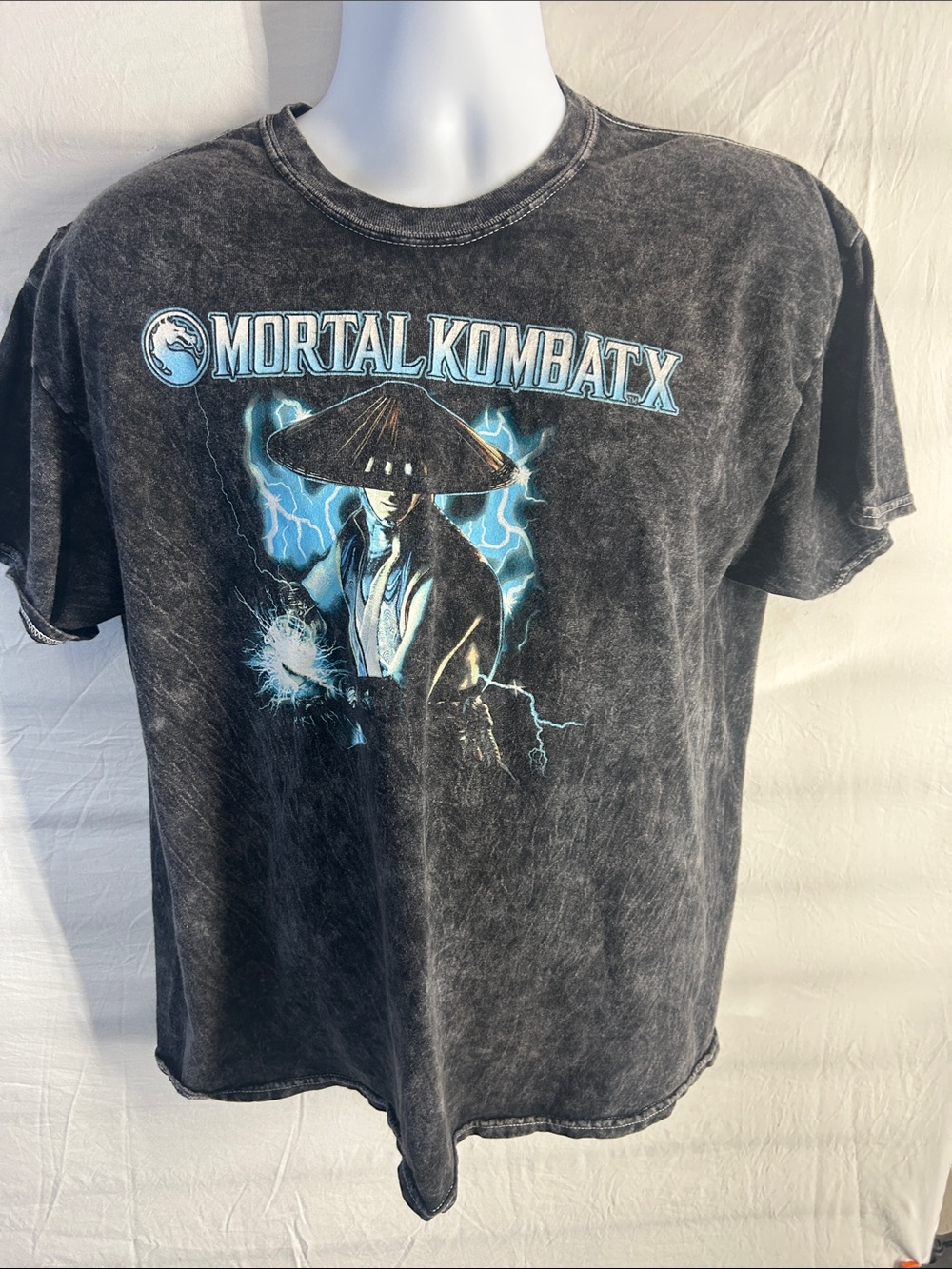 Mortal Kombat Black Graphic Short Sleeve Tee